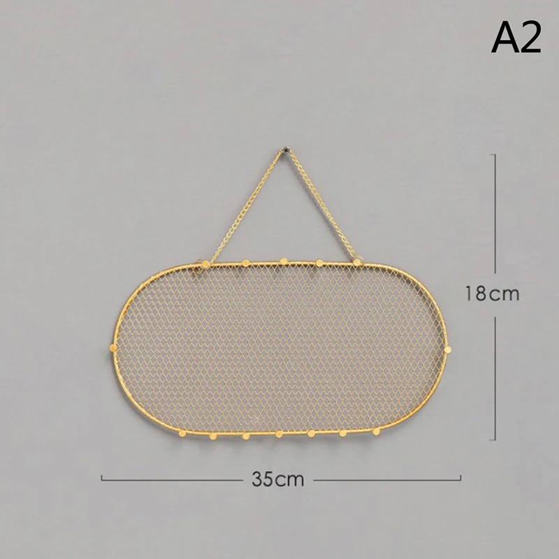 Nordic light luxury wrought iron jewelry rack earrings key storage rack can be hung on the wall jewelry display rack