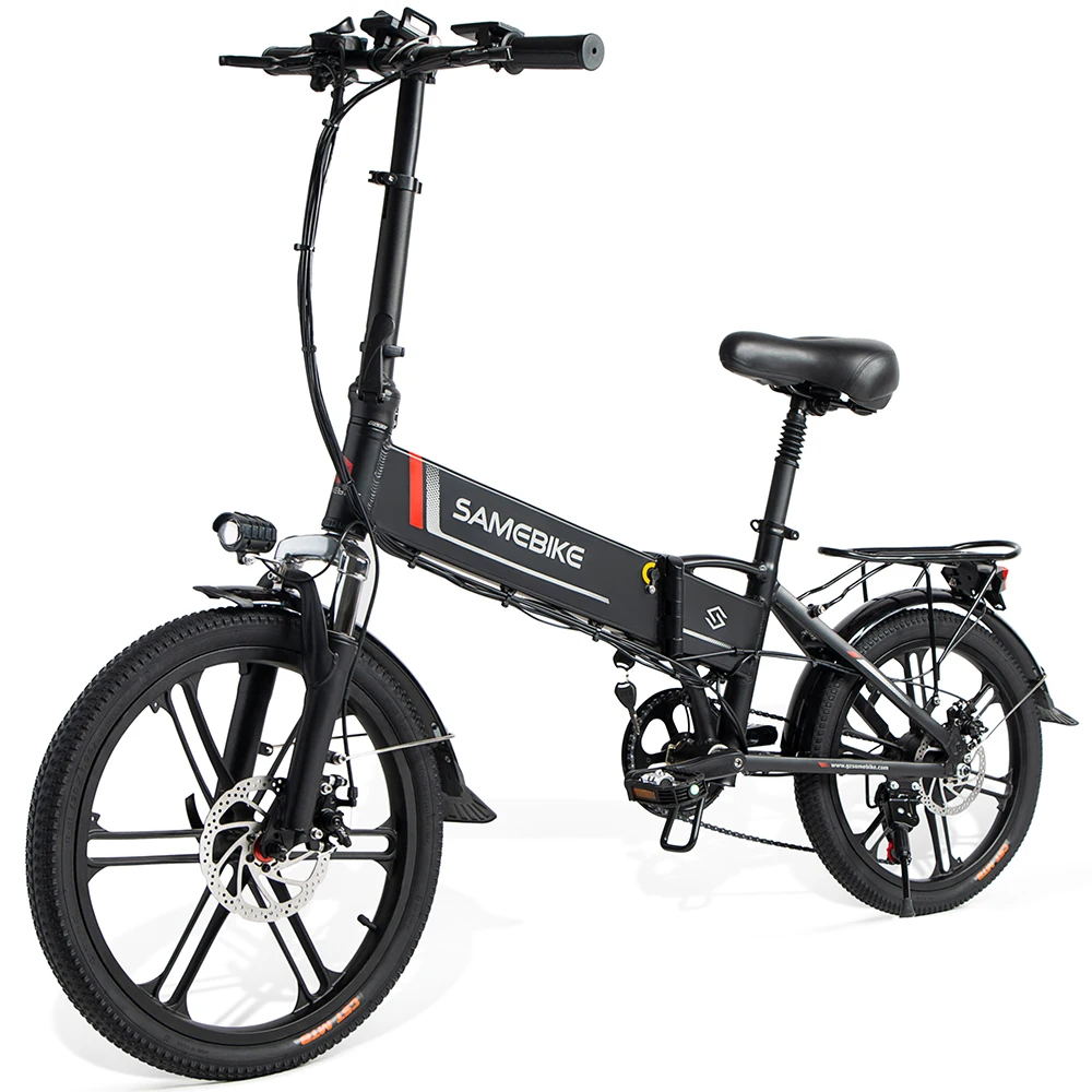 

Samebike folding electric bike 20 inch 20lvxd30ii brushless motor 350 W lithium battery 48v10