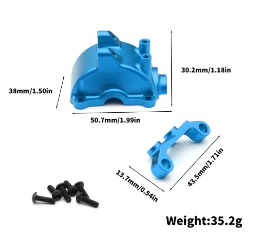 Металлический корпус коробки передач дифференциала для Tamiya TT02 TT-02 1/10 детали