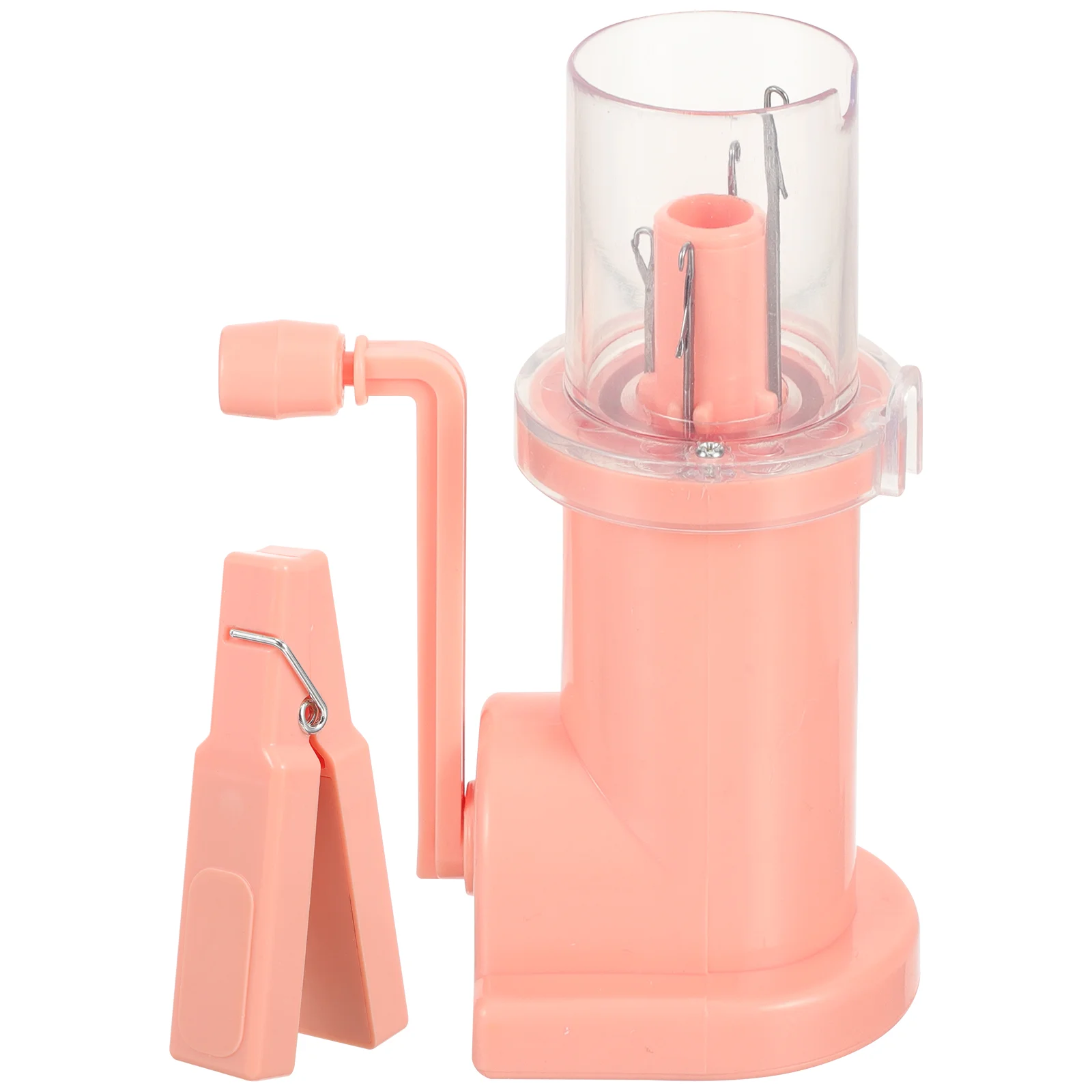 

Mini Rotary Tool Hand Rope Knitting Machine 13.6x6cm Rotating Pink Metal