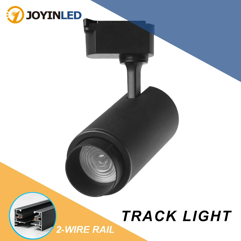 

Led Track Light Spotlights Ceiling Track Rail Feature 2 Wire Track Lamp Rail 10W 20W 30W For Living Room Exhibition Hall Store