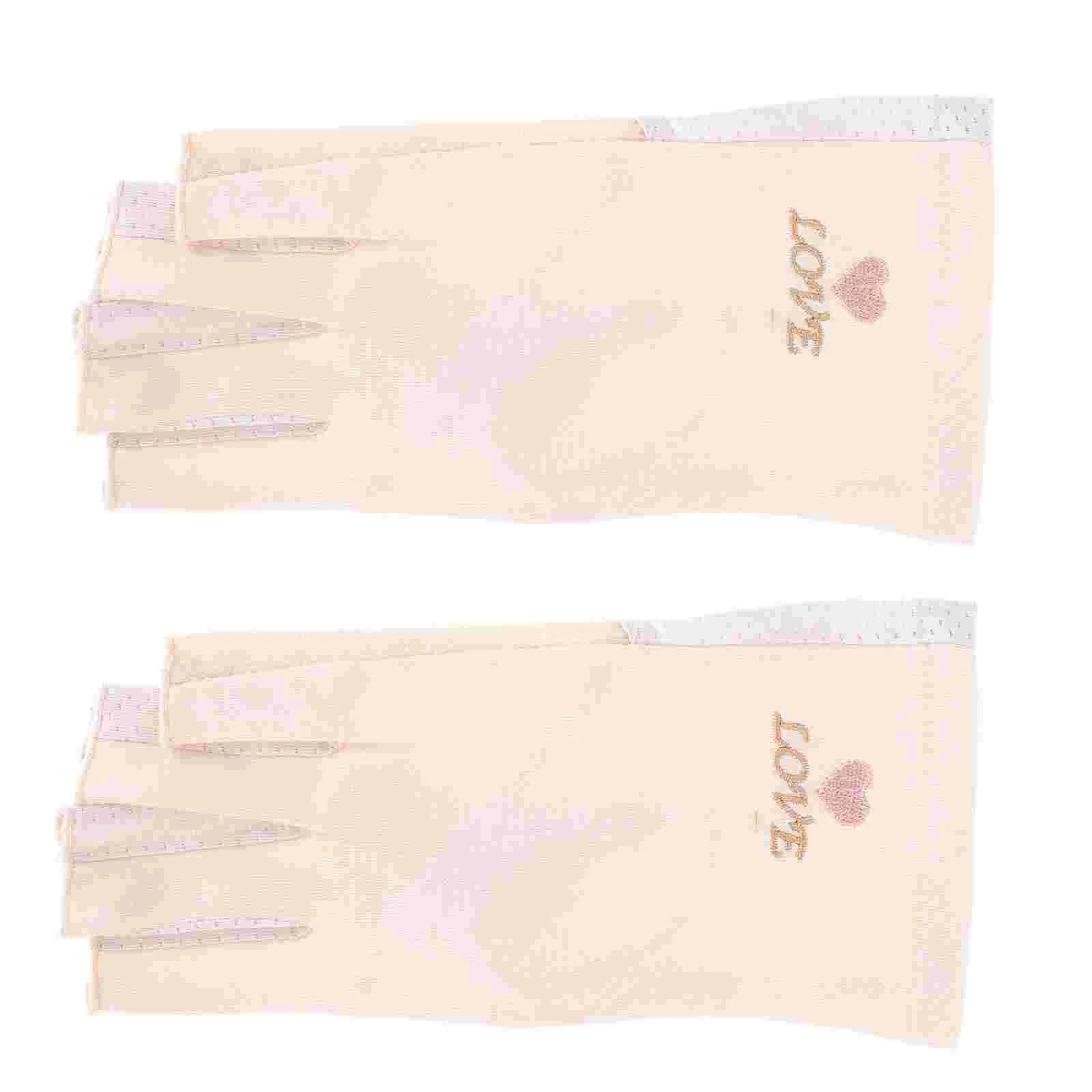 

Nail Gloves Gel Manicure Hand Cover Protector Mitts Ultraviolet Light Protective Tool Pure Cotton Skin Accessory
