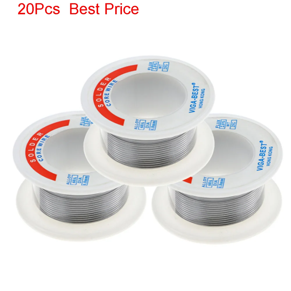 

20Pcs/lot Small Roll Solder Wire with Rosin Core with Lead Tin Wire with Lead Tin Wire Solder Wire 20 / 30g