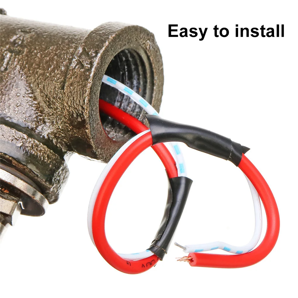 

Water Pipe Stop Valve with Electric Wires 1 2 Inch Vintage Style Shut Off Valve for Tube Lamp