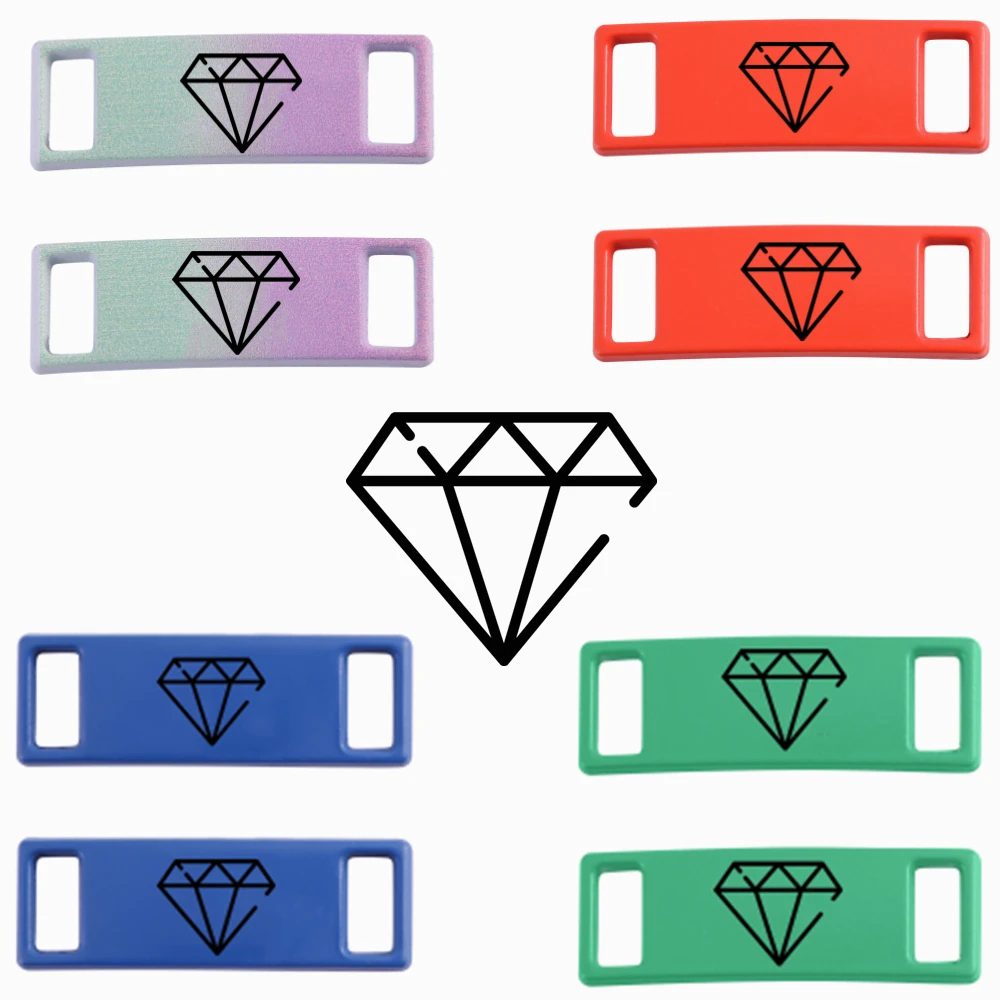 

Fortune Diamond Love Shoelace Buckle Metal Laces AF1 Shoe Buckle Accessories Metal Lace Lock DIY Sneaker Metal Lace Buckle