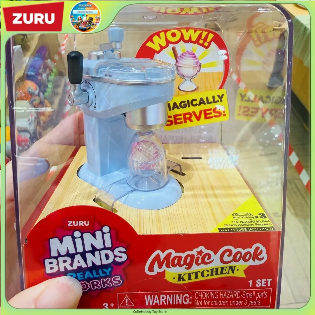Фото Игровой набор Zuru Mini Brands Magic Cook Kitchen: Коллекционная миниатюрная кухня с функциональными игрушечными продуктами для ролевых игр и творчества, DIY-игрушка, подарок на день рождения №1