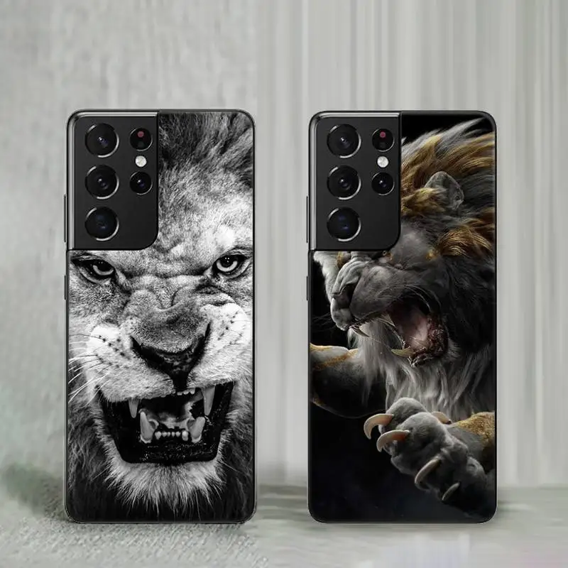 

Lion tiger cool animal Phone Case For Samsung galaxy A S note 10 12 20 32 40 50 51 52 70 71 72 21 fe s ultra plus
