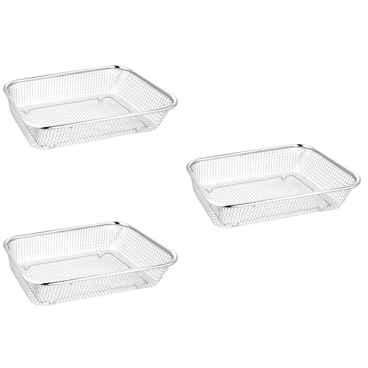 

Basket Strainer Washing Sink Vegetable Fruit Wire Colander Steel Stainlesskitchen Metal Baskets Draining Over The Pasta