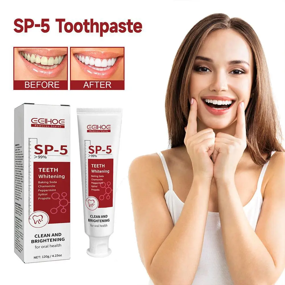 

Sp-5 Tooth Probiotic Brightening Toothpaste 120g Deep Toothpaste Cleaning Stains Refreshing Care Tooth Clean Removes Toothp M3I8