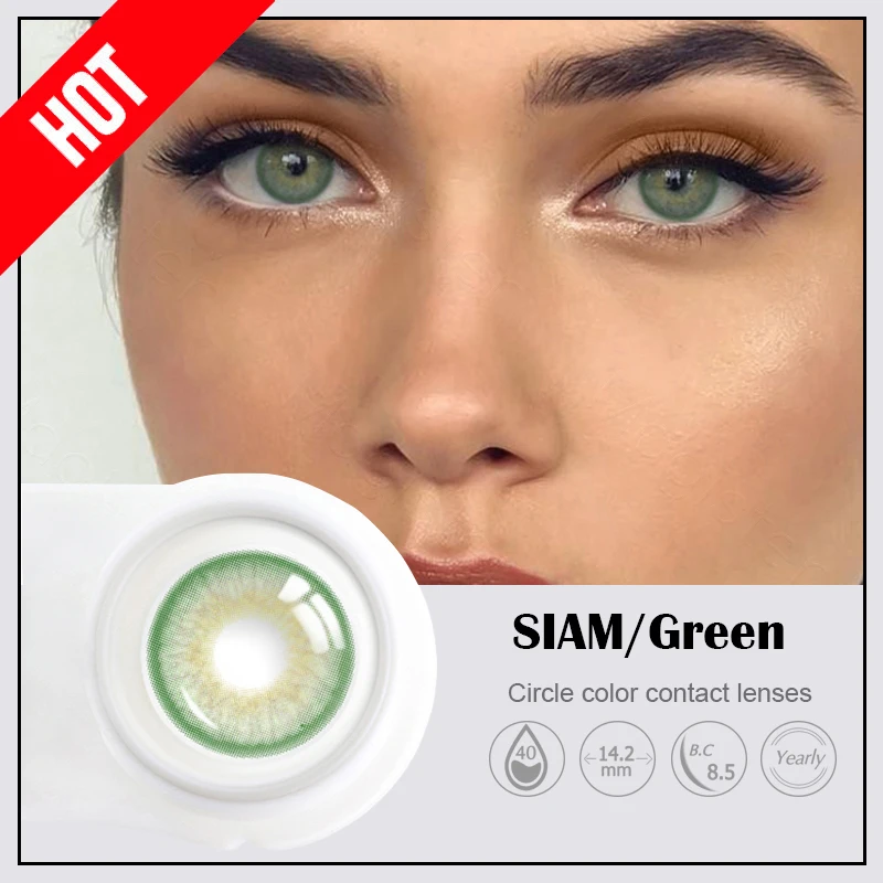 color contact lenses for eyes 1 pair color lens eyes yearly use colored pupils for eyes contacts circle brown gray green lenses free global shipping