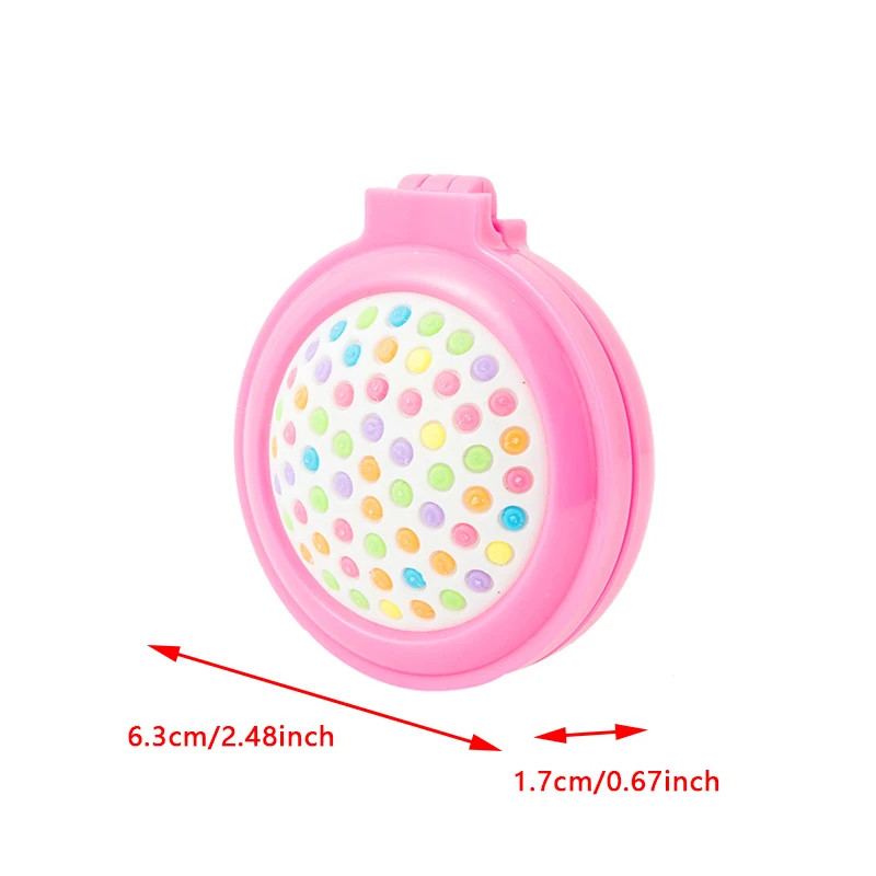 Мини-портативная складная щетка для волос ярких цветов мультяшная подушка