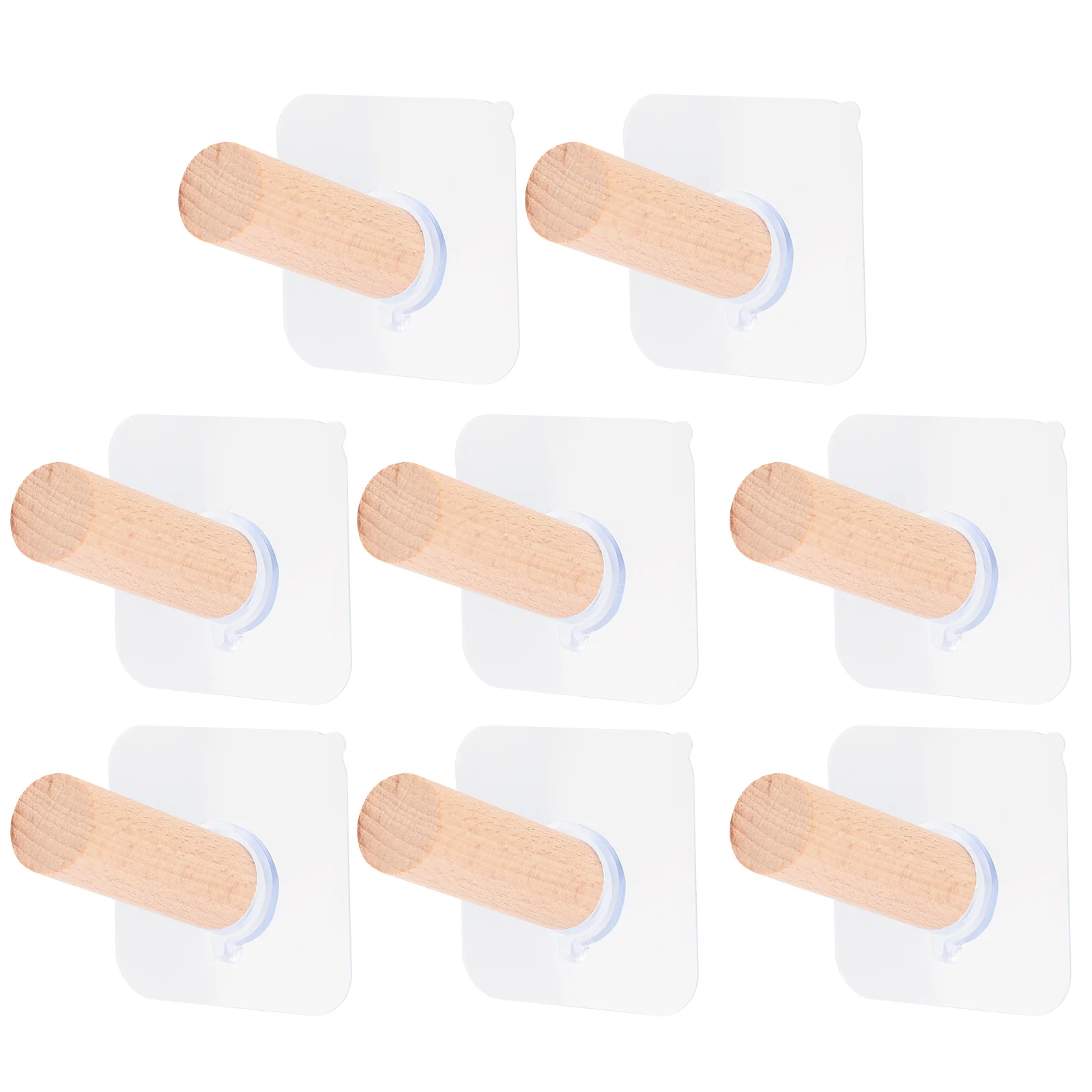 

Hooks Hook Wall Hat Coat Hangers Key Wood Hangerdoor Towel Adhesive Holder Sticky Kitchen Clothes Hangingstick Ceiling Organizer