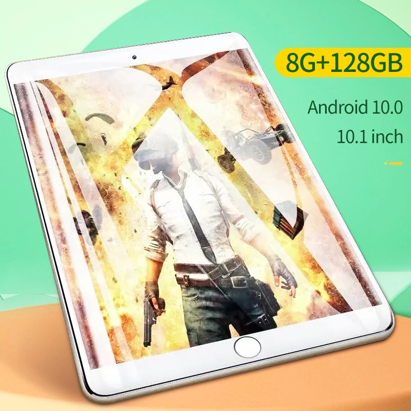 

2022 Android 10.0 8G+128GB Tablets New Original 10.1 Inch Octa Core Tablet Pc Google Play 4G Phone Call WiFi Bluetooth GPS