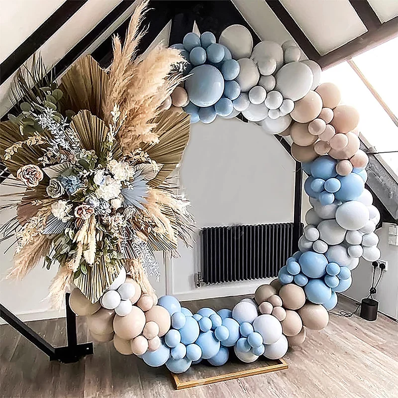 

Blue Apricot Balloon Garland Arch Kit Wedding Birthday Party Decoration Kids Confetti Latex Balloons Decor Baloon Baby Shower