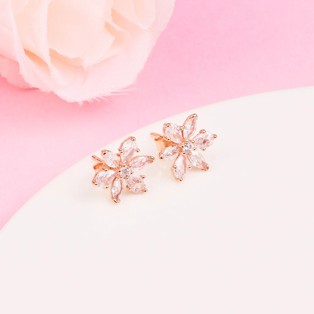 

Женские серьги-гвоздики из серебра 925 пробы