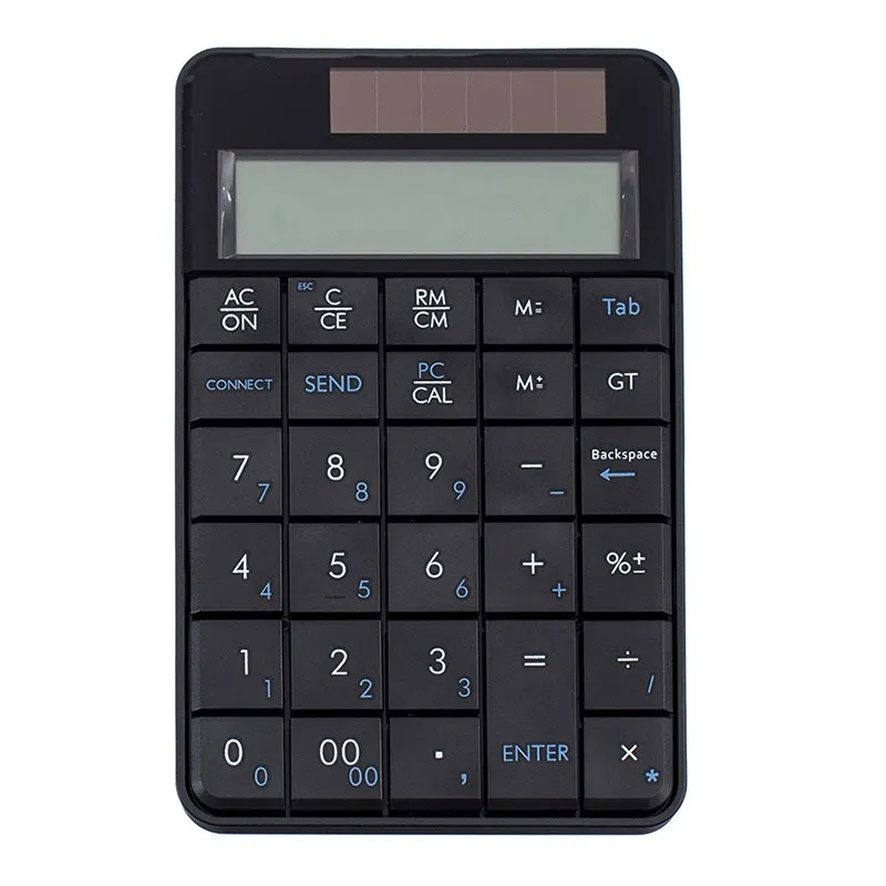 

2.4G Wireless Keyboard Mini 2-in-1 Wireless USB Numeric Keypad With Calculator Display Screen Keyboard For PC Laptop Office