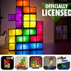 DIY Stackable Night Light LED Puzzle Kids Gift 7 Colors 3D Tangram Light Home Bedroom Desk Lamp Kid Teen Ideal Girl/Boy Birthday 1