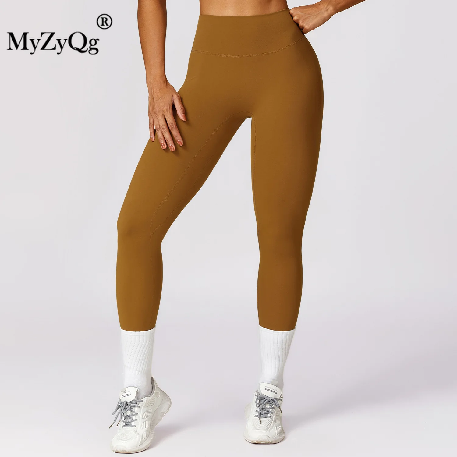 MyZyQg женские быстросохнущие плотные леггинсы для йоги с подтяжкой бедер и высокой