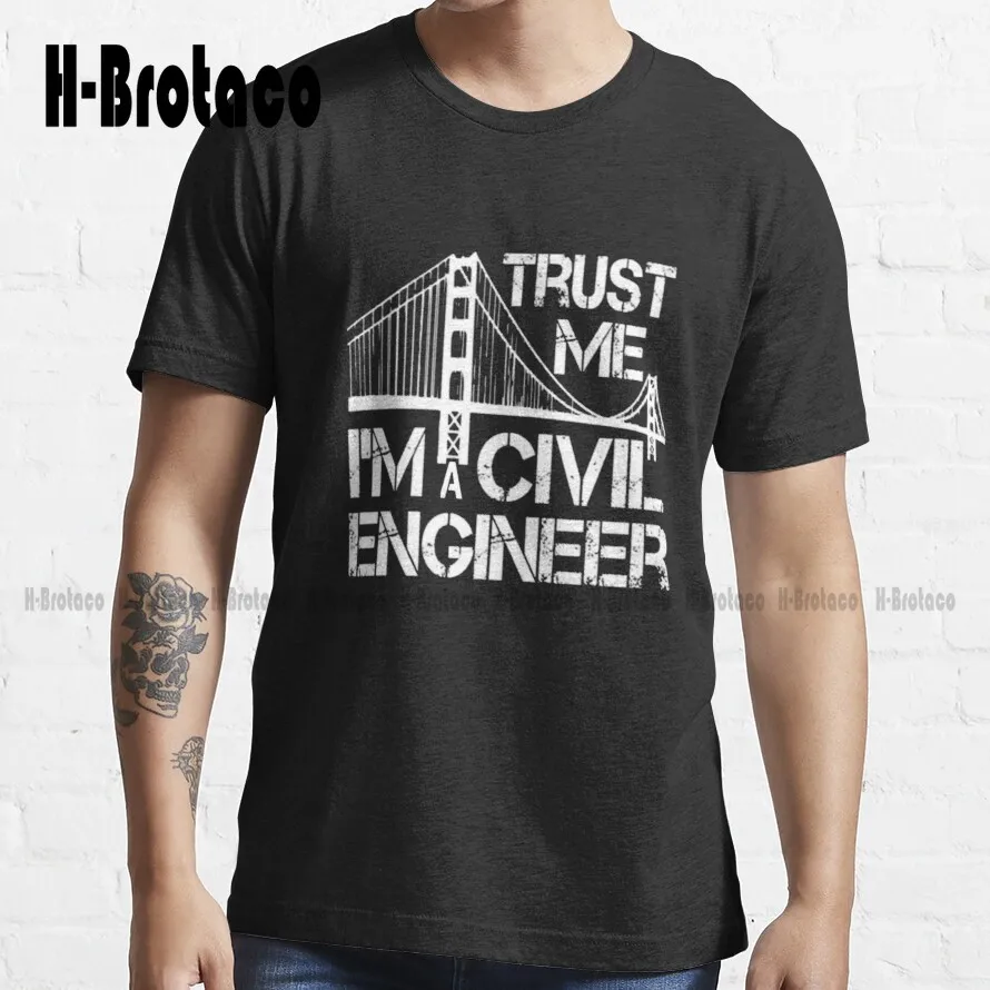 

Trust Me I Am A Civil Engineer Trending T-Shirt Custom Gift Funny Art Streetwear Cartoon Tee Xs-5Xl Unisex Digital Printing