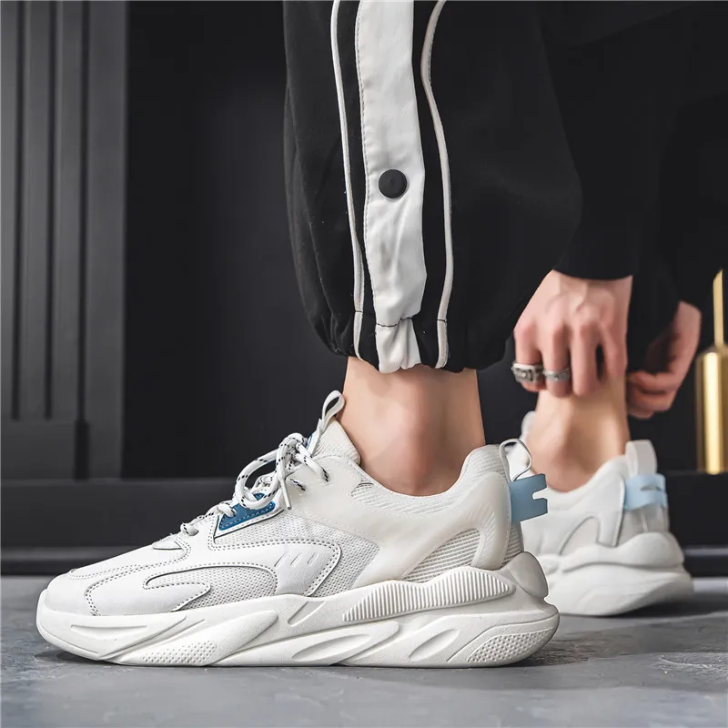 Breathable Comfortable Casual Sneakers Men's  Adult Teenagers Outdoor Running Shoes Walking Shoes School Sports Shoes 39-44