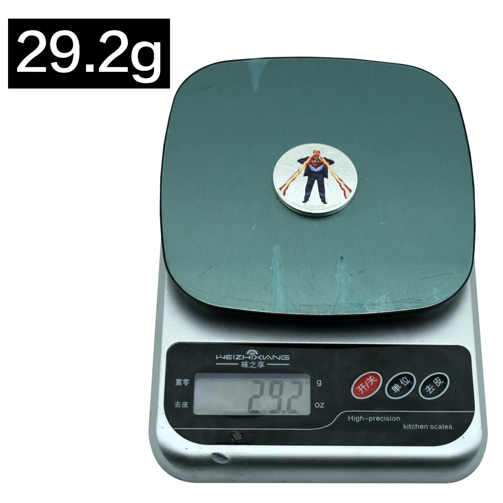 6 шт./набор серебряные монеты 2024 47-го президента США Дональд Трампа