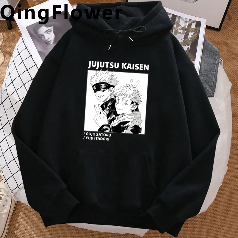 

Jujutsu Kaisen hoodies male Ulzzang hip hop streetwear 2022 men pullover anime