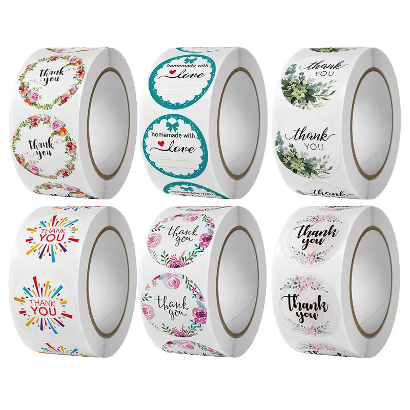 

500 шт./рулон, наклейки для конфет