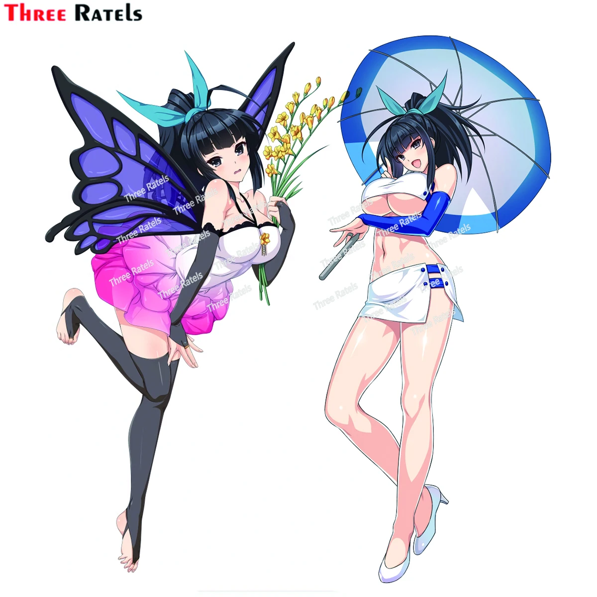 

Наклейки и Переводные картинки Three Ratels H70, кирихара, коное, валькири, наклейки для девушек, спальни, Настенный декор, холодильник, водонепроницаемые