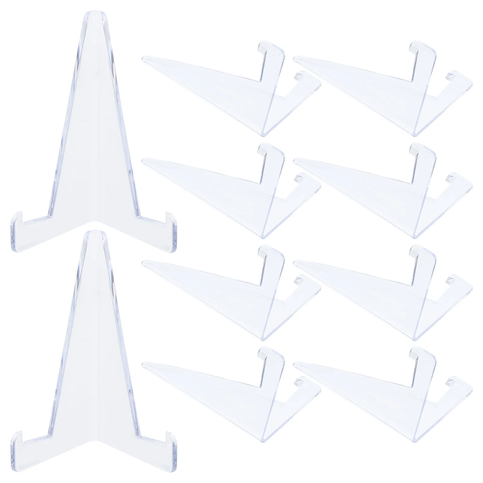 

10 шт. Настольный дисплей мольберты маленькие мольберты монета акриловая витрина