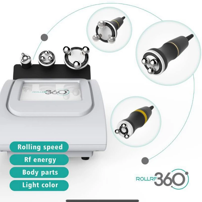 

360 Roller RF Portable Radio Frequency with Light Therapy Body Slimming Cellulite Reduction Wrinkle Remover Facial Machine