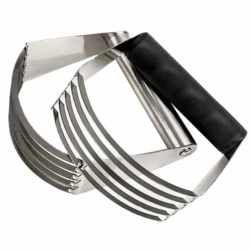 

Ручной тестовый Блендер с 5 лезвиями из нержавеющей стали, мощный блендер для теста, Кондитерский Резак, измельчитель, кухонные инструменты ...