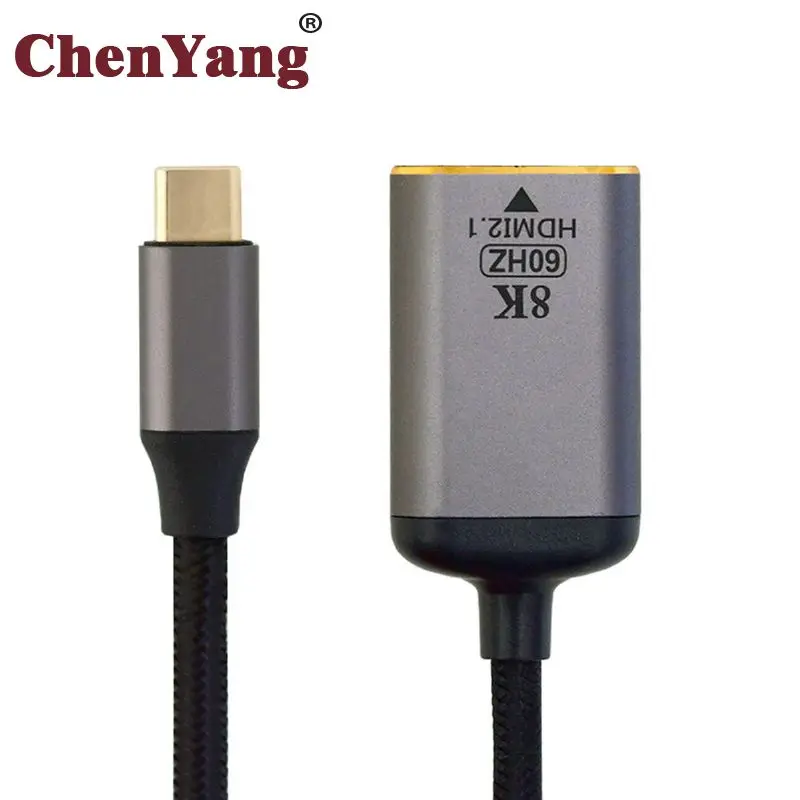 

Jimier Chenyang USB4 USB-C Type-C Source to Female HDTV 2.0 Cable Display 8K 60HZ UHD 4K HDTV Male Monitor