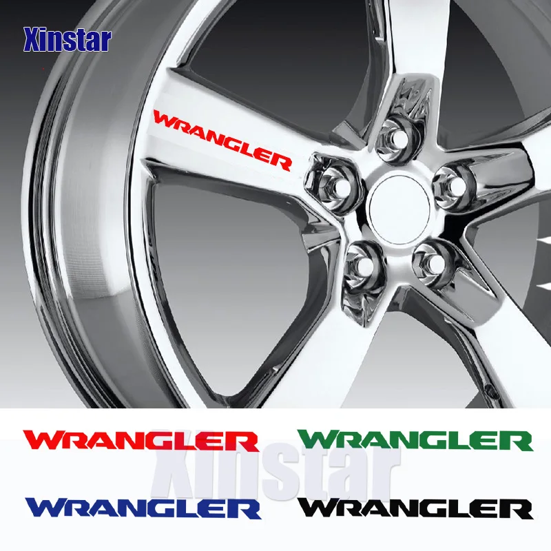 

4 шт., автомобильные наклейки для Jeep Wrangler JK JL TJ YJ CJ Rubicon Sahara, автомобильные аксессуары