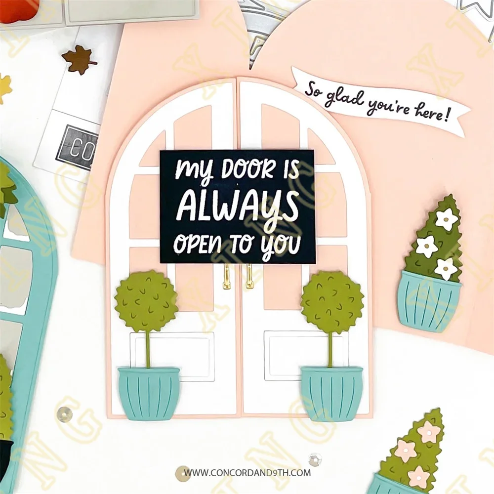 Счастливые заголовки гриб торт Новое поступление металлические штампы трафарет