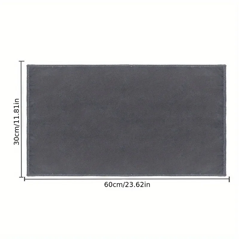 Полотенце из микрофибры для мытья автомобиля замшевое двустороннее впитывающее