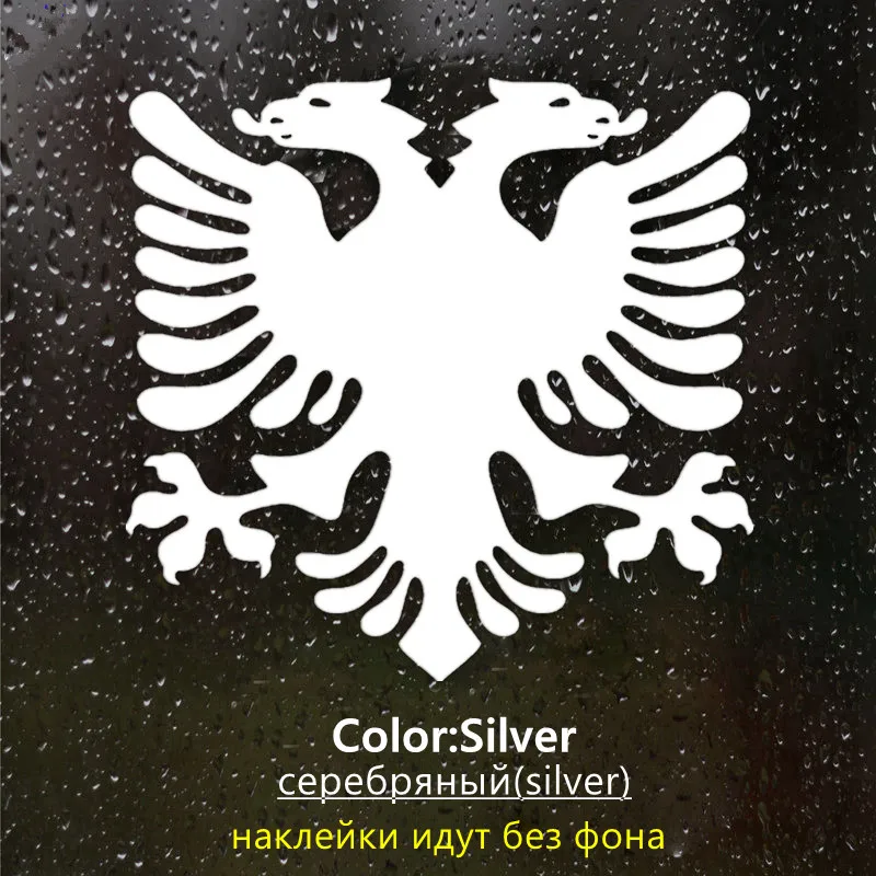 Car Sticker Various Sizes Albanian Eagle Funny Vinyl Decal Waterproof Auto Stickers on Bummper Rear Window 15cm*14.4cm |