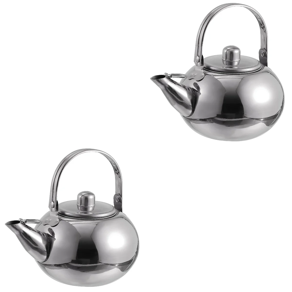 

2 pcs Portable Tea Kettle Household Teakettle with Strainer for Home Office