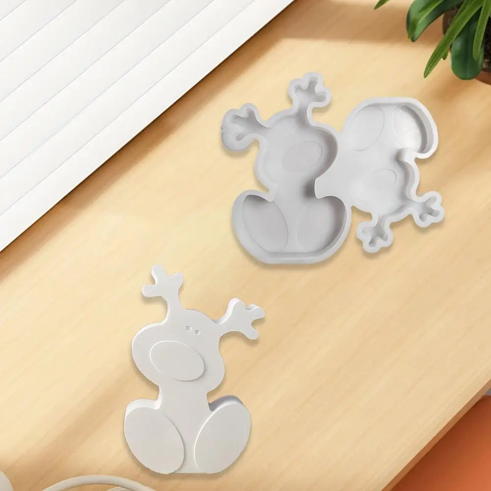 Новая силиконовая 3D форма в виде рождественского мультяшного оленя сделай сам