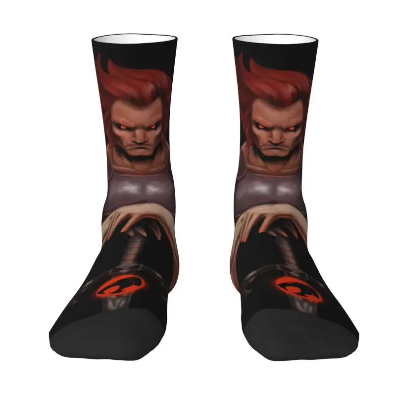 

Cool Mens ThunderCats Anime Manga Tv Movie Dress Socks Unisex Comfortable Warm 3D Printing Crew Socks