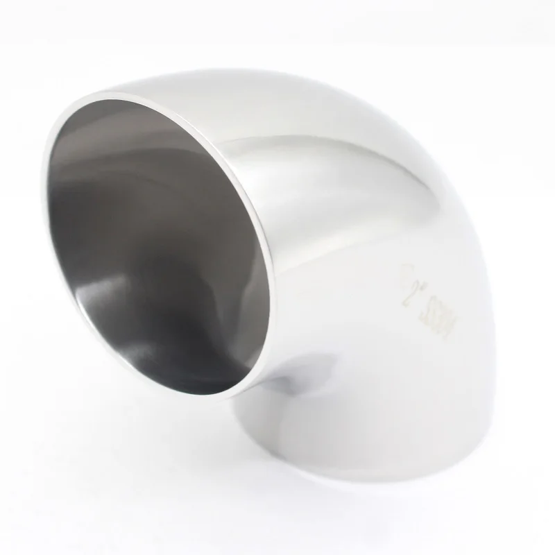 SS304 SS316L Нержавеющая сталь ГОРЯЧИЙ колено для санитарной сварки 90-градусный