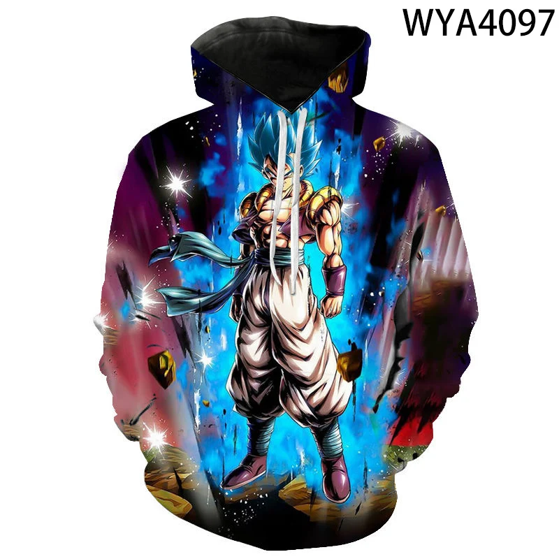 

2022 Autumn Fashion Dragon Ball Series 3D Printed Children's Wear Hoodie Made of Pure Cotton Harajuku Street Long Sleeve Hoodie