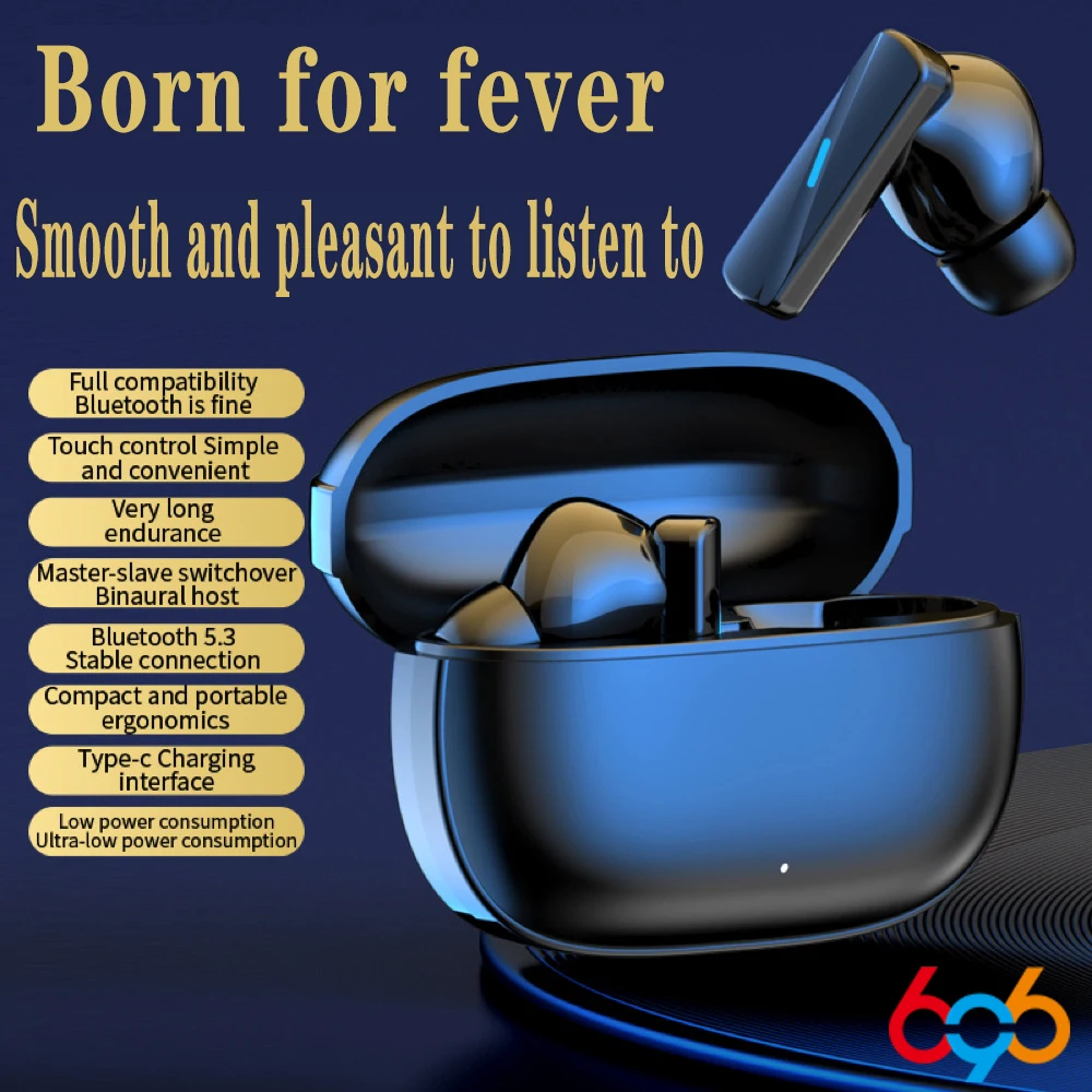 Беспроводные спортивные наушники ANC ENC Bluetooth 5.3