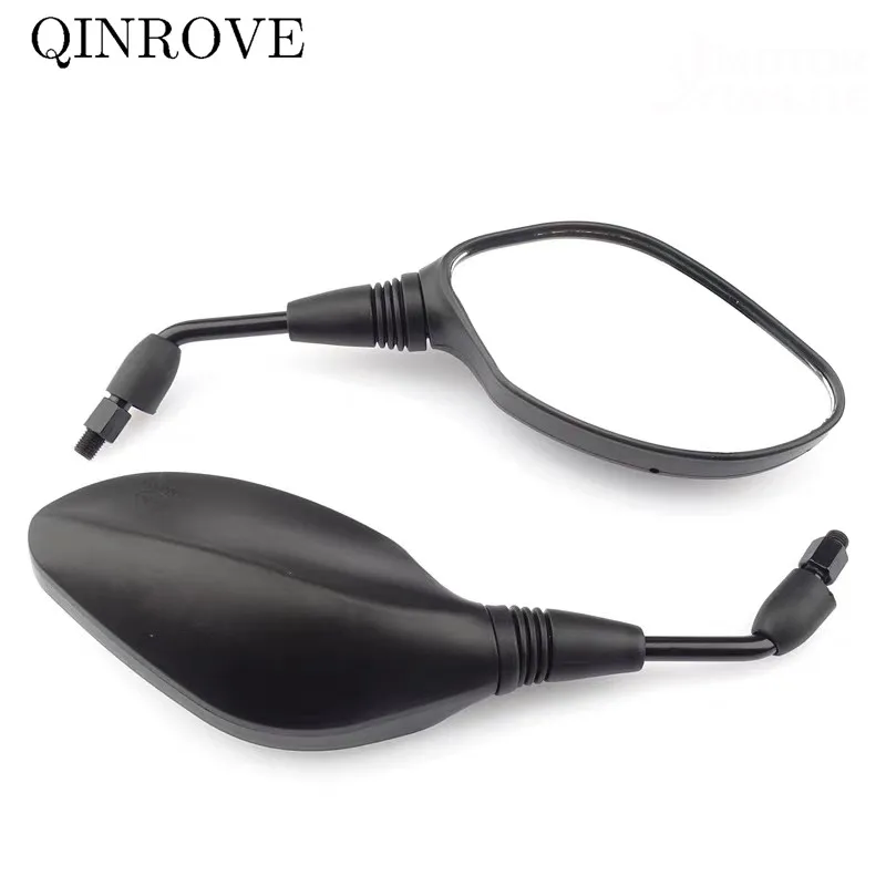Мотоциклетные аксессуары универсальные черные боковые зеркала заднего вида ABS 8