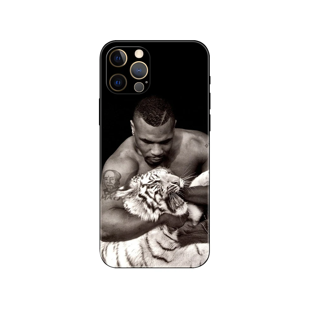 Черный чехол из ТПУ для iphone 5 5s se 2020 6 6s 7 8 plus x 10 XR XS 11 12 13 mini pro MAX задняя крышка Майк