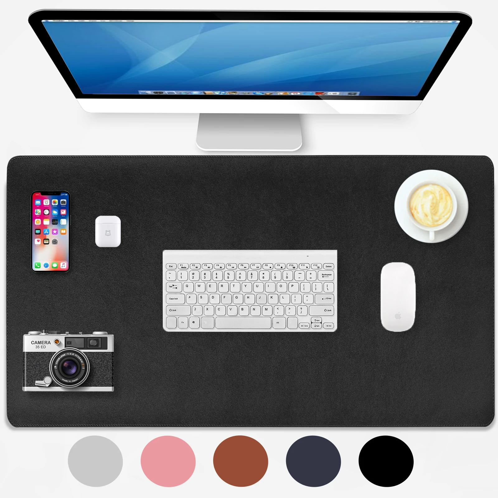 

Mouse Pad Surface for Computer Mouse Mat Mause Pad Desk Keyboard and Mouse Pad Pink Mousepad XXL XL Large Deskpad Assessories