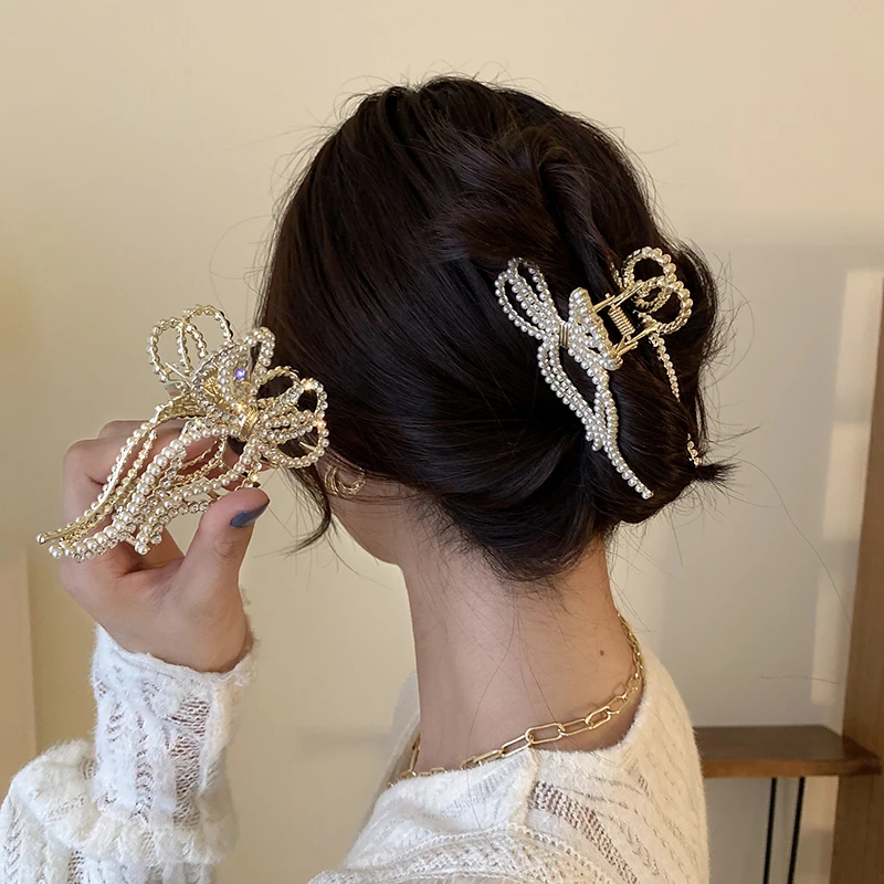 

Voor VrouwenStrik Haarspelden Metalen HaaraccessoiresGrote