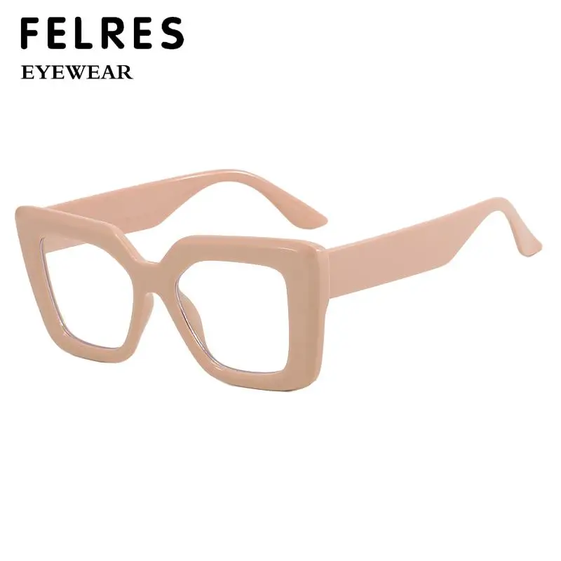 Квадратные очки для чтения с блокировкой синего света женщин по рецепту в