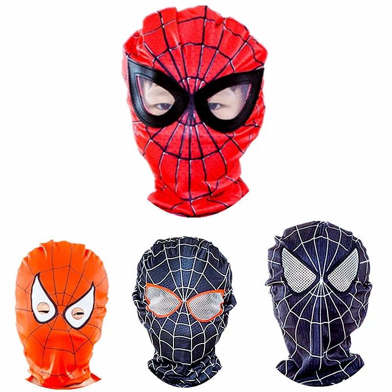 Children's Spiderman Mask Kid Peter Parker Headgear Boy Girl Marvel Halloween Cosplay Party Fantasy |
