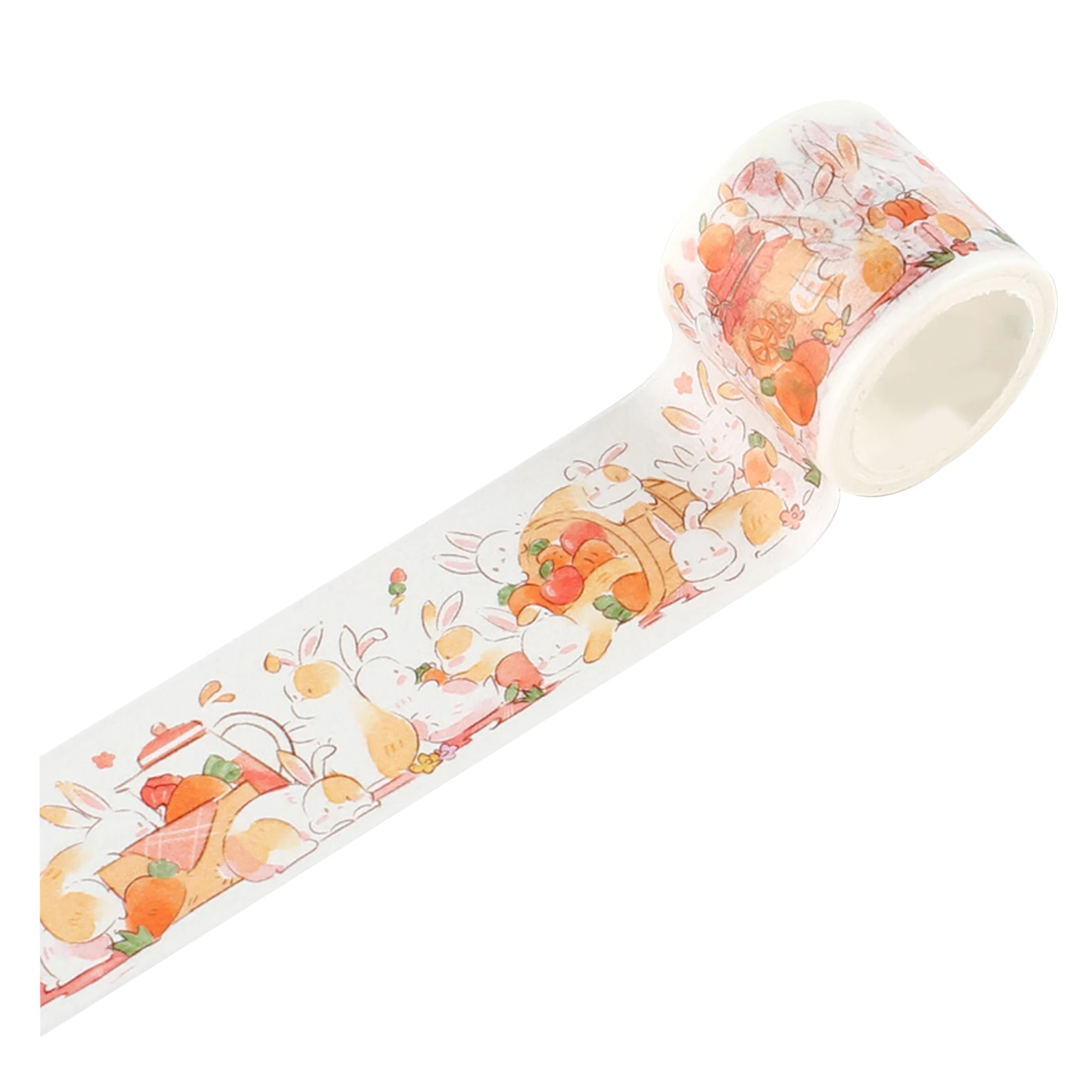 

1roll Sticker Easy Tear Diary Hand Account Accessories School Stationery Sticky Student Scrapbooking Cute Animal Washi Tape DIY
