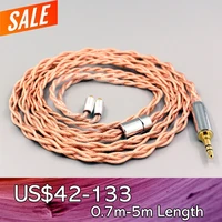 graphene 7n occ shielding coaxial mixed earphone cable for acoustune hs 1695ti 1655cu 1695ti 1670ss 4 core 1 8mm ln007766